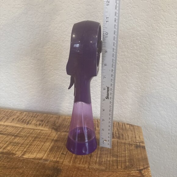 O2COOL Deluxe Handheld Battery Powered Water Misting Fan - purple Works Preowned - Picture 6 of 7